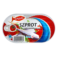 GRAAL 170g szprot w sosie pomidorowym /15/