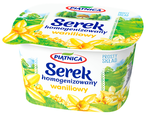 PIĄTNICA Serek homogenizowany wanilia 150g /12