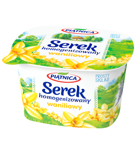 PIĄTNICA Serek homogenizowany wanilia 150g /12