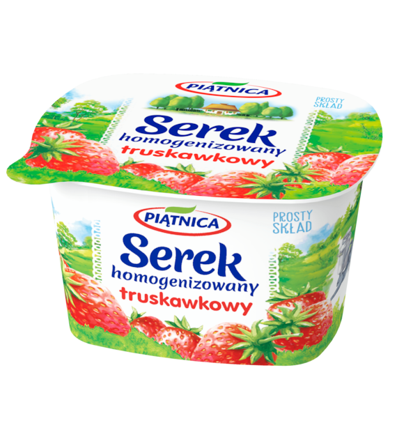 PIĄTNICA Serek homogenizowany truskawka 150g /12