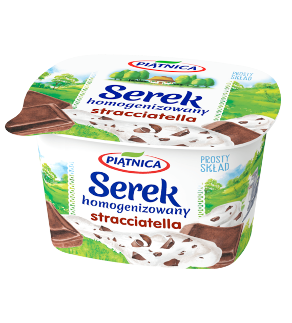 PIĄTNICA Serek homogenizowany straciatela 150g/12