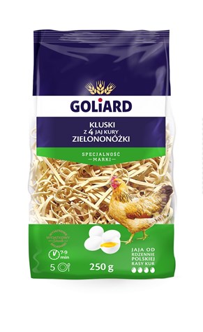 GOLIARD Kluski 4jaj kura zielononóżka 250g /18