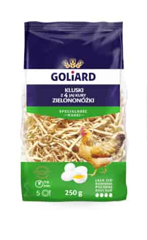 GOLIARD Kluski 4jaj kura zielononóżka 250g /18