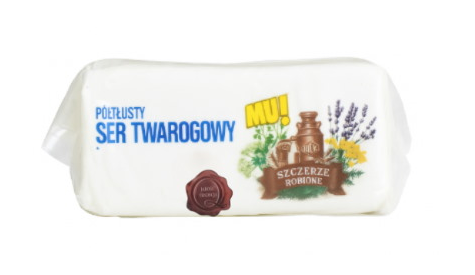WM SZCZERCÓW Twaróg półtłusty krajanka ok. 500g/kg