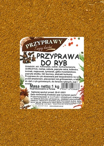 ORZESZEK G Przyprawa do ryb 1kg /1/