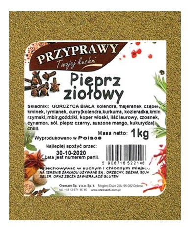 ORZESZEK G Pieprz ziołowy 1kg /1/