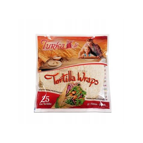 TURKA  Tortilla pszenna 25cm*18 szt 60g /6/