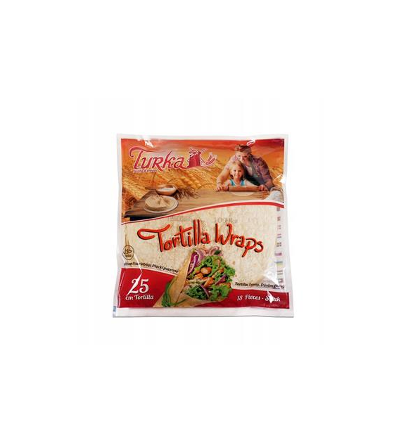 TURKA Tortilla pszenna 25cm*18 szt 60g /6