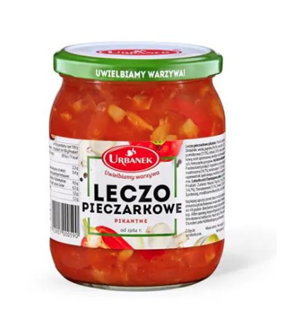 URBANEK Leczo pikantne z pieczarkami 510g /8