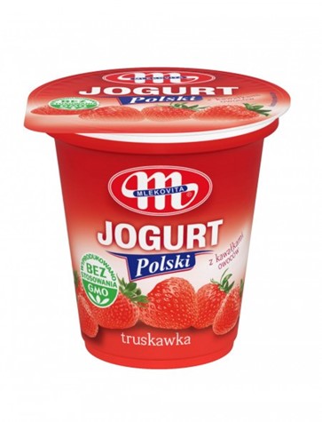 MLEKOVITA Jogurt polski 150g truskawka /20/