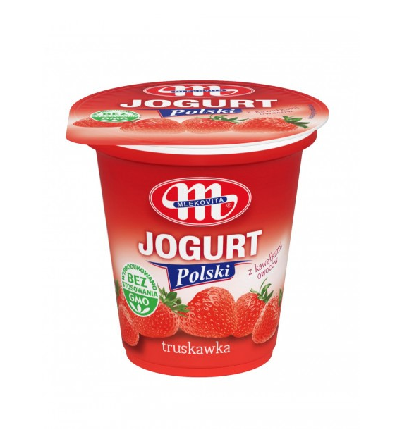 MLEKOVITA Jogurt polski 150g truskawka /20