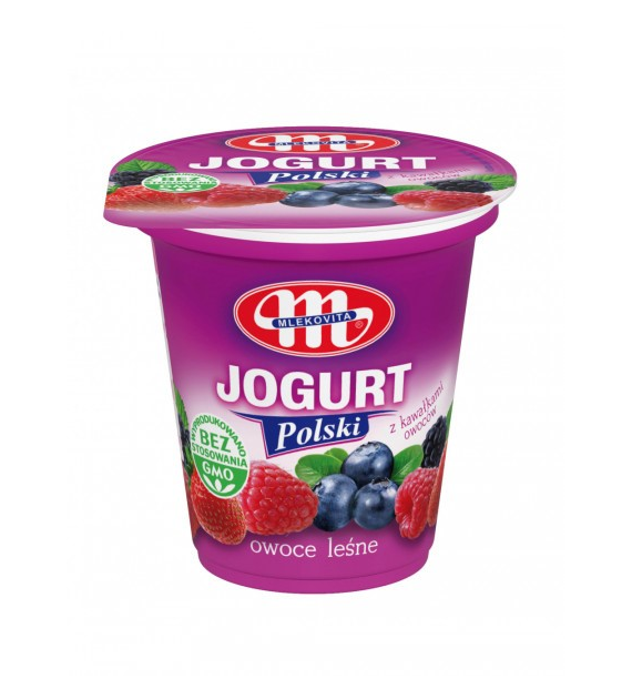MLEKOVITA Jogurt polski 150g owoce leśne /20