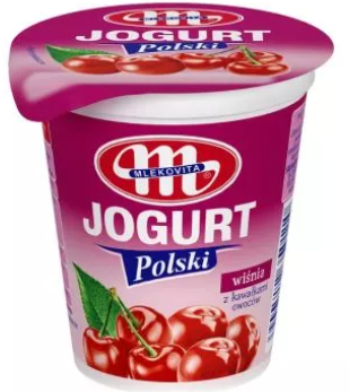 MLEKOVITA Jogurt polski 150g wiśnia /20/