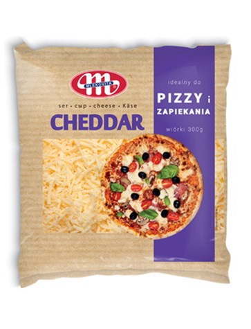 MLEKOVITA Ser Cheddar wiórki 1kg /szt/