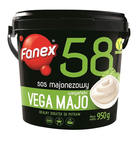 FANEX Sos majonezowy wegański 950g /szt/