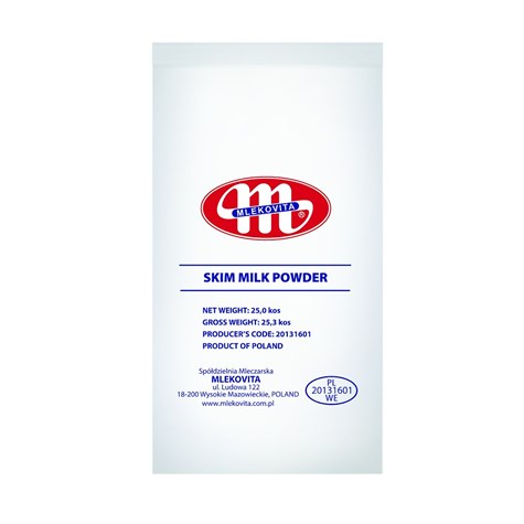MLEKOVITA G Mleko w proszku odtłuszczone 25kg /1