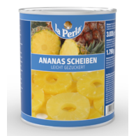 LA PERLA Ananas plastry w syropie 3035g/1790g/6