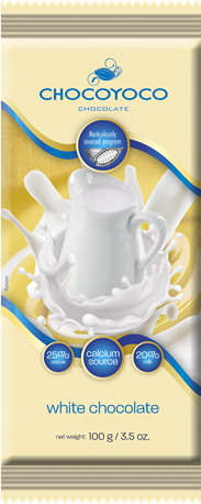 CHOCOYOCO Czekolada 100gx20szt biała /1