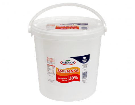 PIĄTNICA Śmietana 30% wiadro 10l