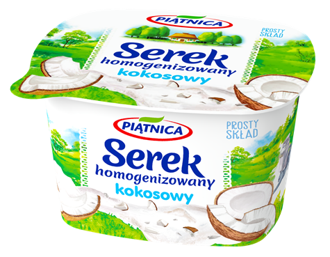 PIĄTNICA Serek homogenizowany 150g kokosowy /12/