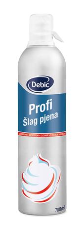 DEBIC Bita śmietana 26% słodzona 700ml /6/