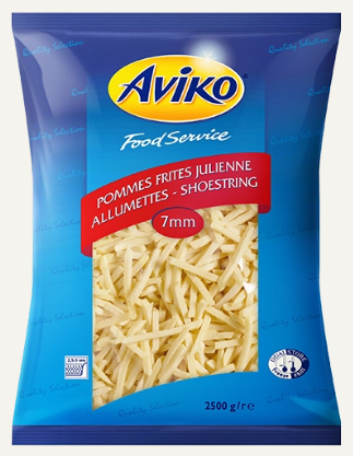 AVIKO Frytki klasyczne cienkie 7mm 2,5kg /5/