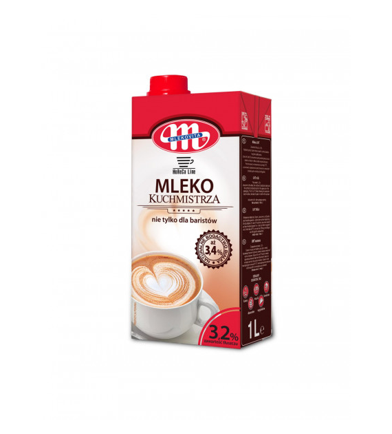 MLEKOVITA Mleko Kuchmistrza UHT 3,2% 1l /12