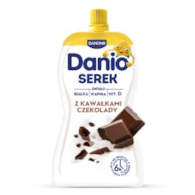 DANONE DANIO  Serek z kaw. czek. saszetka 120g /16