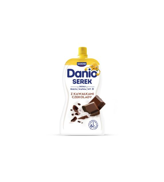 DANONE DANIO  Serek z kaw. czek. saszetka 120g /16