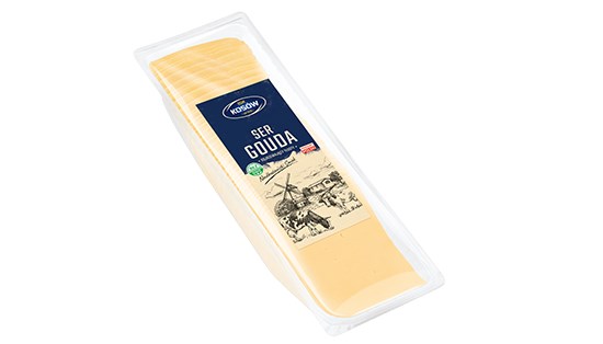 KOSÓW Ser Gouda plastry 1kg
