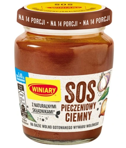 WINIARY Sos słoiczek 160g pieczeniowy ciemny /6/