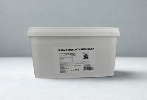 PAN ORZECH Pasta z orzechów nerkowca smooth 5kg