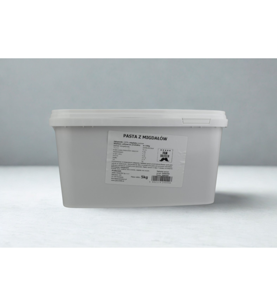 PAN ORZECH Pasta z migdałów smooth 5kg