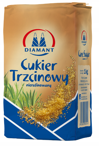 DIAMANT Cukier trzcinowy 1 kg /10/