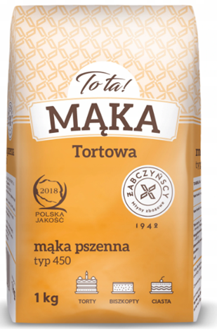 ŻABCZYŃSCY TOTA mąka tortowa 1kg typ 450 /szt/