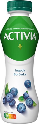 DANONE Activia do picia jagoda-borówka 280g /6