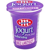 MLEKOVITA Jogurt polski 350g natura bez laktozy/12