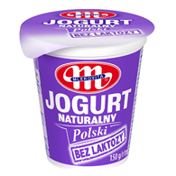 MLEKOVITA Jogurt polski 150g natura bez laktozy/20