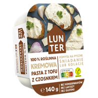 LUNTER Pasta 140g kremowa z czosnkiem /9/