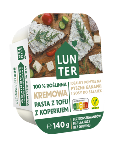 LUNTER Pasta 140g kremowa z koperkiem /9/