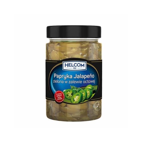 GREEK Papryka ziel. jalapeno krążki 720ml/330g/8