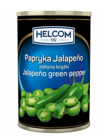 GREEK Papryka ziel. jalapeno krążki 720ml/330g/8