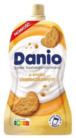 DANONE DANIO  Serek ciasteczko saszetka 120g /16