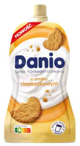 DANONE DANIO  Serek ciasteczko saszetka 120g /16