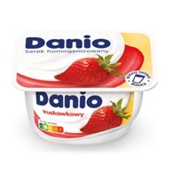 DANONE DANIO Serek truskawkowy 130g /16