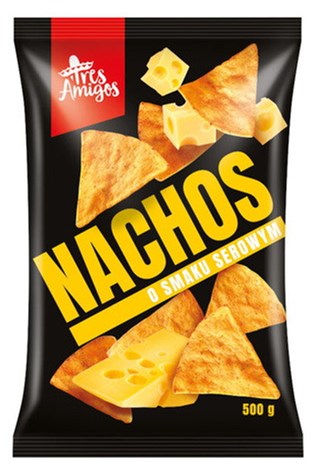 FANEX Nachos Tres Amigos serowe 500g /12