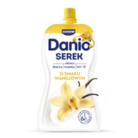 DANONE DANIO  Serek waniliowy saszetka 120g /16