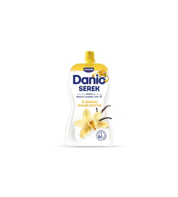 DANONE DANIO  Serek waniliowy saszetka 120g /16