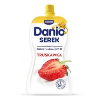 DANONE DANIO  Serek truskawkowy saszetka 120g /16
