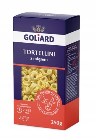 GOLIARD Tortellini z mięsem 250g /12